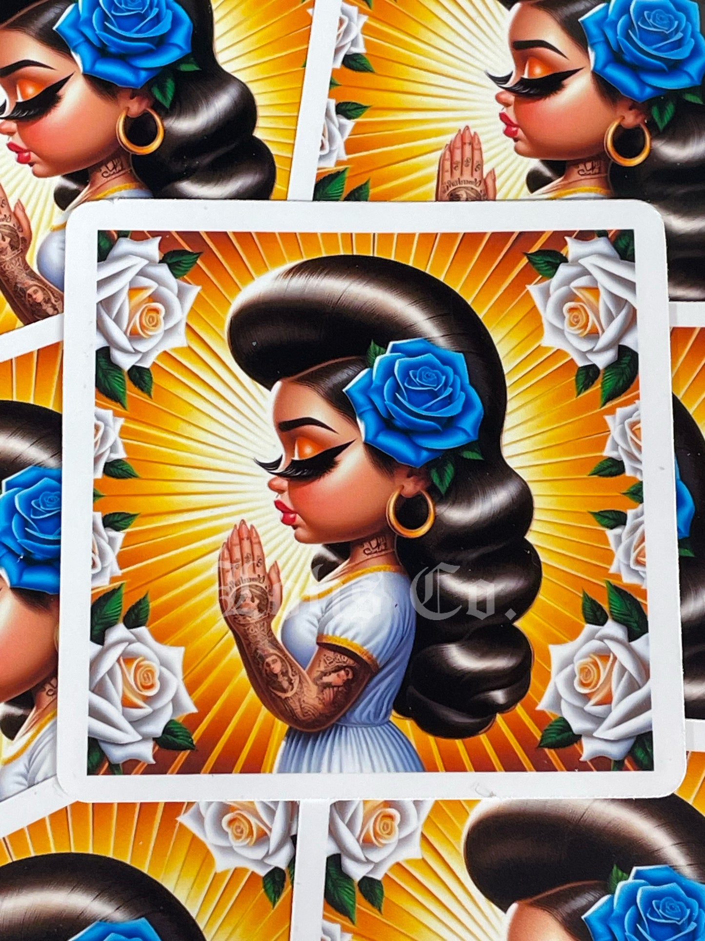 Praying Chula Sticker 3 x 3