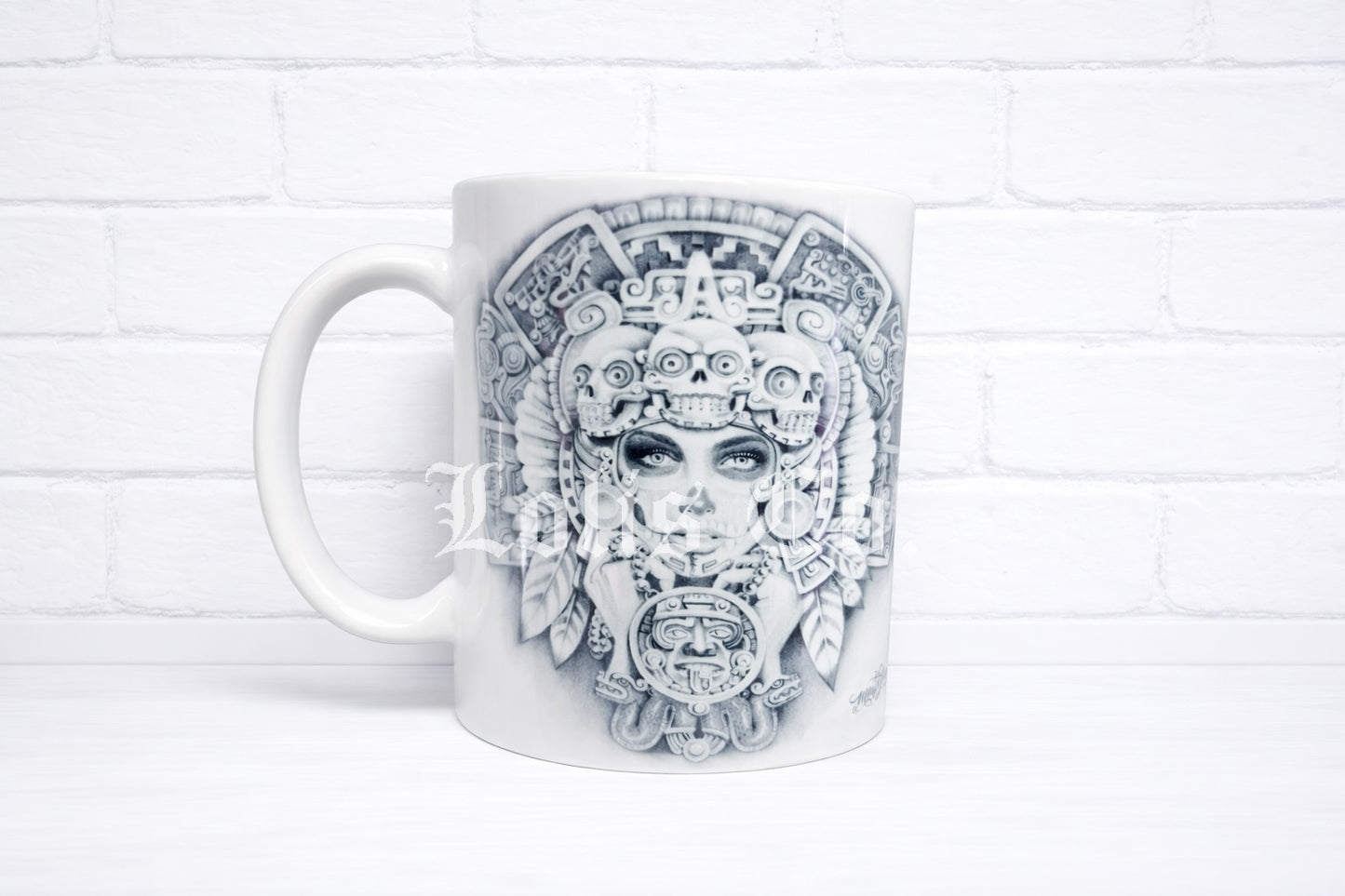Aztec Warrior Princess- Mouse Lopez Collection 11 oz Coffee Cup