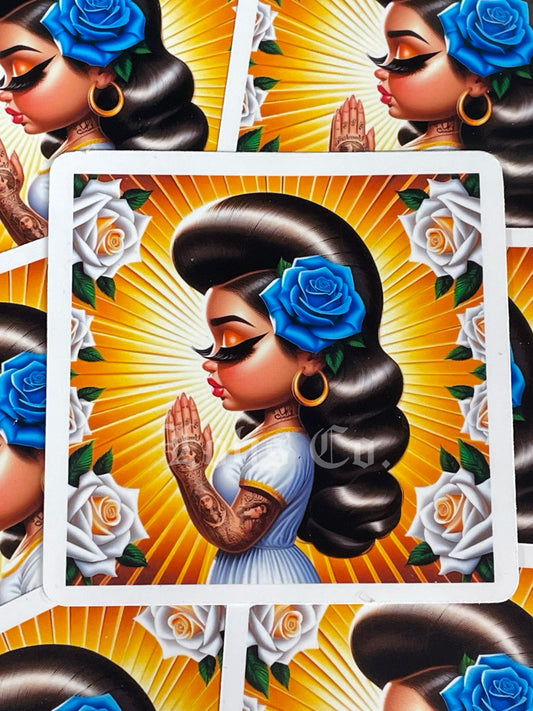 Praying Chula Sticker 3 x 3