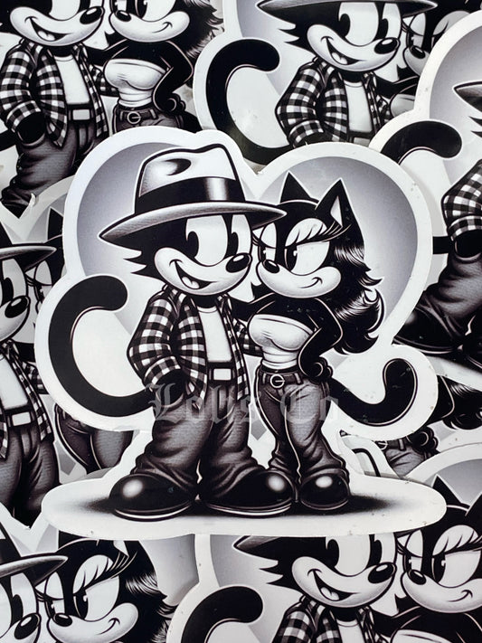 Felix & His Girl Sticker 3 x 3