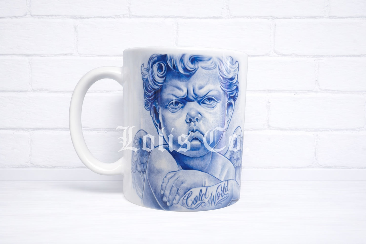 Cold World Cherub - KingPen Art Collection 11 oz Coffee Cup